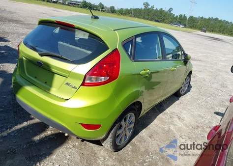 2012 Ford Fiesta Se из США, поврежденный, VIN 3FADP4EJXCM180259